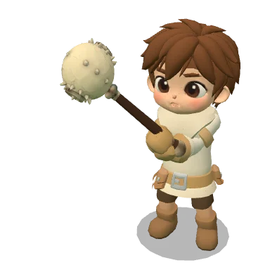 Bonewarden Mace บนตัวละคร
