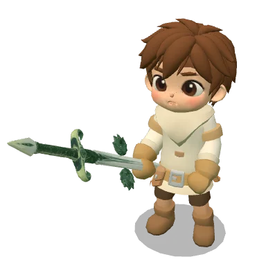 Fernfang Blade บนตัวละคร