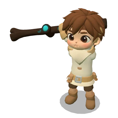 Runebark Staff บนตัวละคร