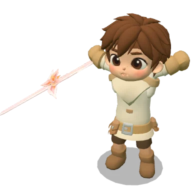 Bloomguard Blade worn by a character
