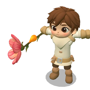 Nectarglow Staff worn by a character