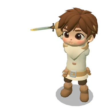Thornback Dirk worn by a character