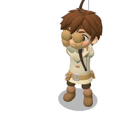 Layered Bow worn by a character