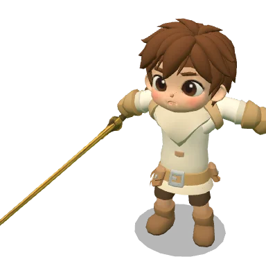 Rootheart Blade worn by a character
