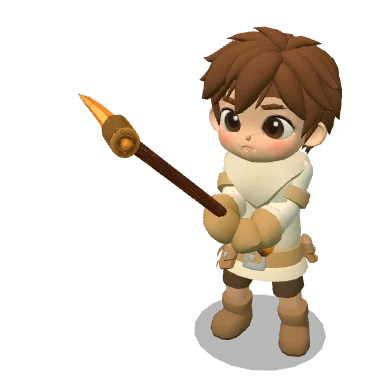 Sandbreaker Axe worn by a character