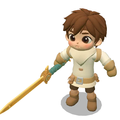 Sunforged Blade บนตัวละคร