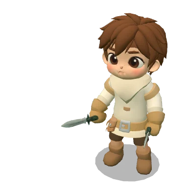 Forest Twin Daggers บนตัวละคร
