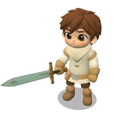 Grove Longsword บนตัวละคร