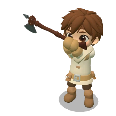 Iron Axe บนตัวละคร