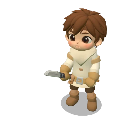 Iron Knife บนตัวละคร