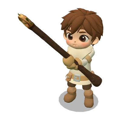 Oak Staff บนตัวละคร
