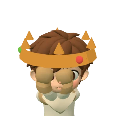 Caramel Crown worn by a character