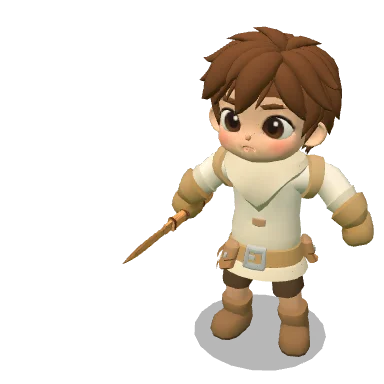 Training Dagger (ของยืม) บนตัวละคร